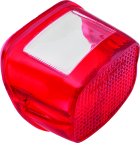 Bikers Choice 73-98 Big Twin And Sportster Replacement Taillight Lens Red Replaces H-D 68034-77