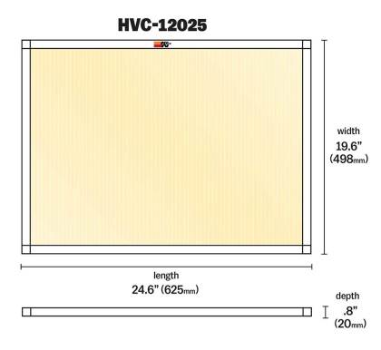 K&N HVAC Filter - 20 x 25 x 1 - 0