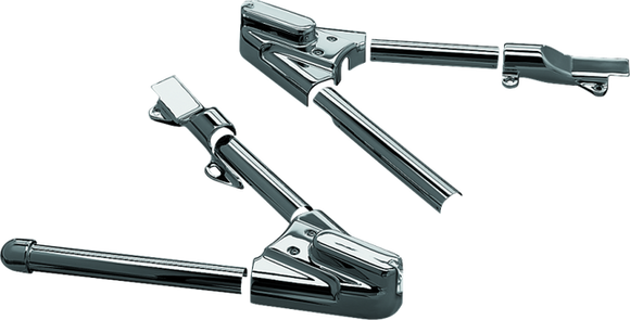Kuryakyn Swingarm Cover Kit - Unlighted 00-07 Softail Models Chrome