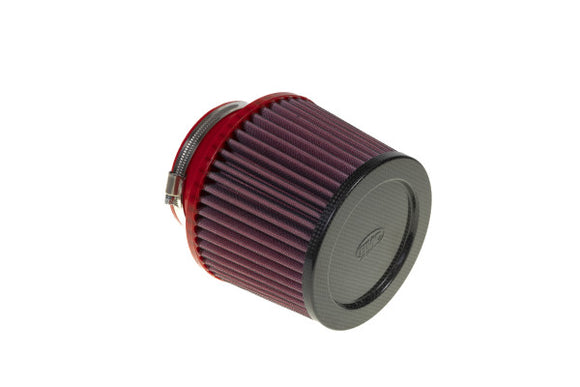 BMC Single Air Universal Conical Filter w/Carbon Top - 100mm Inlet / 110mm H