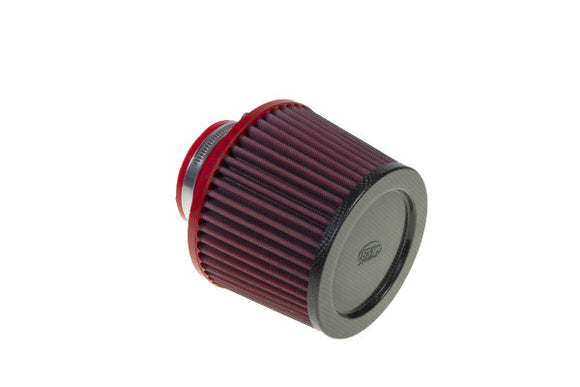 BMC Single Air Universal Conical Filter w/Carbon Top - 80mm Inlet / 110mm H
