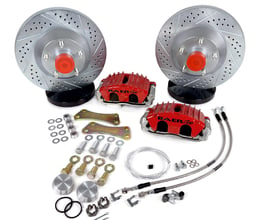 BAER BRAKES 13 CLASSIC SERIES BRAKE KIT. FRONT Fits 1988-98 Chevrolet/GMC 2WD Trucks & 92-99 Chevrolet/GMC 2WD SUV's w/REACT 2" Drop Spindles (with or without ABS) (5 Lug, 5x5BC)