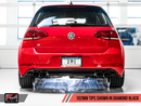 AWE Track Edition Exhaust for MK7.5 Golf R - Diamond Black Tips, 102mm-3