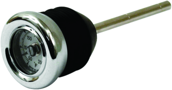 Bikers Choice Chrome Oil Tank Temperature Gauge Replaces 62845-00 00-17 Softails 2 7/8 Long