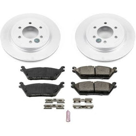 Power Stop 2018 Ford Expedition Front & Rear Z17 Evolution Geomet Coated Brake Kit - 0