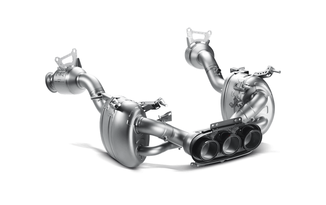 Akrapovic 10-15 Ferrari 458 Italia/458 Spyder Slip-On Line (Titanium) w/ Carbon Tips