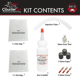 Counteract Motorcycle Balancing Bead DIY Kit: (2) 2oz Bags / (1) 3oz Bag - 0