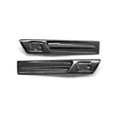 Seibon 09-10 Nissan GTR R35 Carbon Fiber Fender Duct Logos (Pair)-2