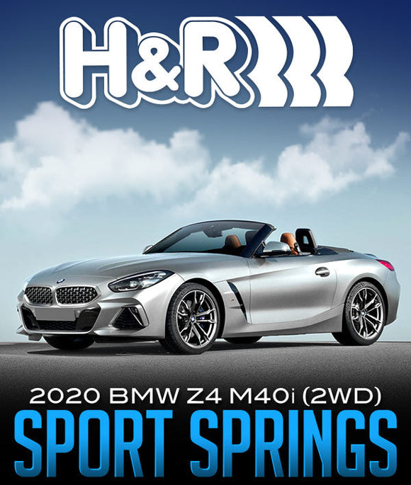 H&R SPORT SPRINGS: 2020 BMW Z4 M40I (2WD)
