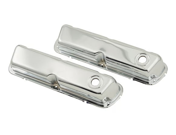 Mr. Gasket Chrome Valve Covers Fits 1962-2001 Ford 260, 289, 302, 351W Small Block