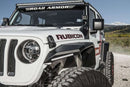 Road Armor 18-20 Jeep Wrangler JL Stealth Front Fender Flare w/Switchback LED DRL - Tex Blk-2