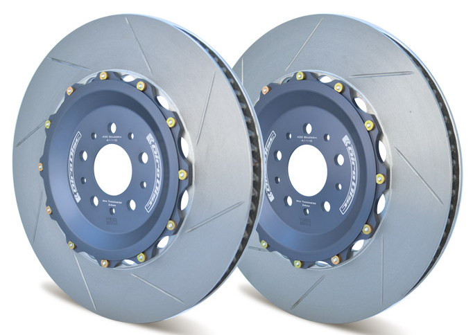 Girodisc Front 2pc Floating Rotors for Ferrari 599 GTB with Optional CCM Rotors