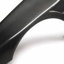 Seibon 03-07 Mitsubishi Evo 8 & IX 10mm Wider Carbon Fiber Fenders-4