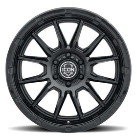 ICON Alloys Cajon 20x9 / 6x5.5 / 0mm / 5in BS Double Black Wheel