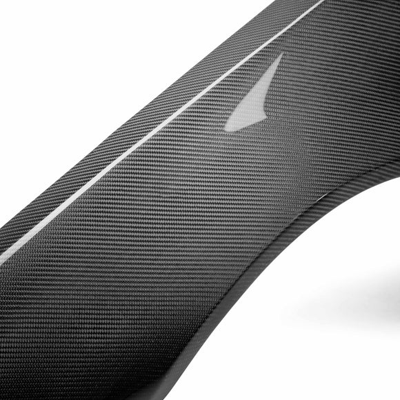 Seibon 99-01 Nissan Skyline R34 NSW-Style Carbon Fiber (Gloss Finish) Fenders (Pair)