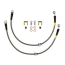 FactionFab Rear Stainless Steel Brake Lines Subaru STI 2004-2007-1