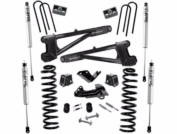 Superlift 05-07 Ford F-250 SuperDuty 4WD Diesel 4in Lift Kit w/ Repl Radius Arms/Fox 2.0 Shocks