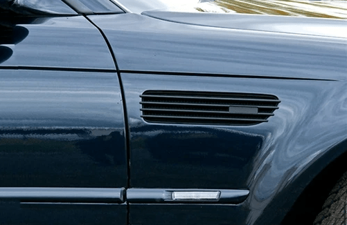 AutoTecknic Replacement Stealth Black Fender Gills - BMW E46 Coupe/Cabrio M3