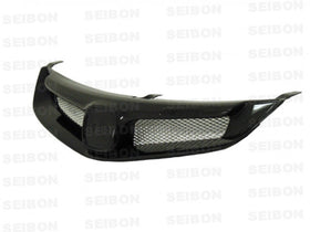 Seibon 06-10 Honda Civic 4Dr JDM / Acura CSX MG-Style Carbon Fiber Grill - 0
