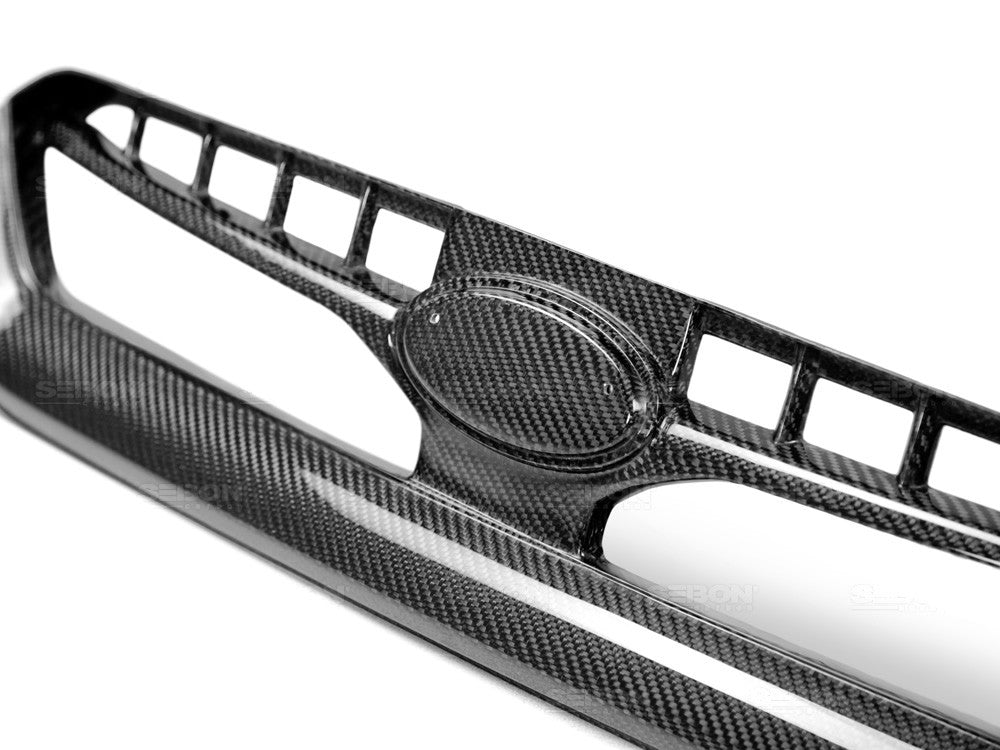 OEM-STYLE CARBON FIBER FRONT GRILLE FOR 2015-2017 SUBARU WRX / STI