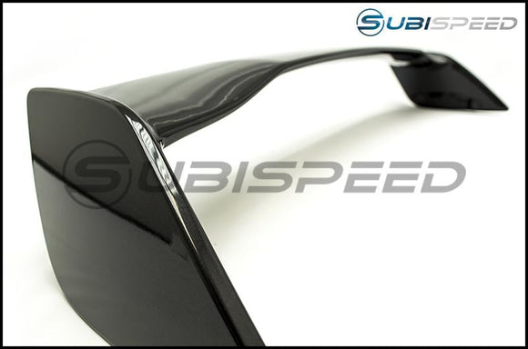 OLM S Style Paint Matched Spoiler - 2015 WRX 2015 STI-Crystal Black Silica Raven (D4S)