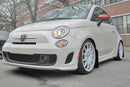 Rally Armor 12-18 Fiat 500 Black UR Mud Flap w/Red Logo-2