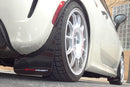 Rally Armor 12-18 Fiat 500 Red Mud Flap w/White Logo-6