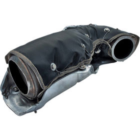 PTP FIAT / Dodge 1.4L MultiAir SR-Glass Downpipe Blanket (Black) - 0