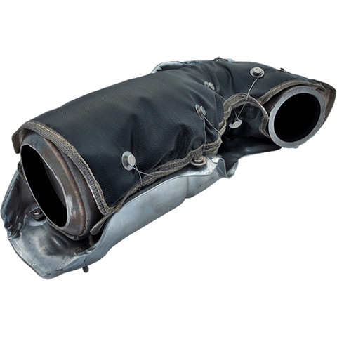 PTP FIAT / Dodge 1.4L MultiAir SR-Glass Downpipe Blanket (Black) - 0