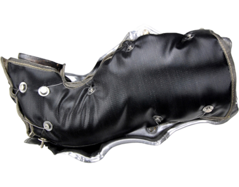 PTP FIAT / Dodge 1.4L MultiAir SR-Glass Downpipe Blanket (Black)