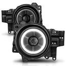 ANZO 2007-2013 Toyota Fj Cruiser Projector Headlights w/ Halo Black-1