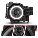 ANZO 2007-2013 Toyota Fj Cruiser Projector Headlights w/ Halo Black-5