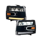 Form Lighting 2007-2013 Chevrolet Silverado LED Reflector Headlights (Pair)-1