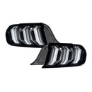 Form Lighting 2015-2023 Ford Mustang LED Tail Lights Clear (Pair)-1