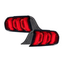Form Lighting 2015-2023 Ford Mustang LED Tail Lights Red (Pair)-1