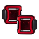 Form Lighting 2018-2023 Jeep Wrangler LED Tail Lights Red (Pair)-1