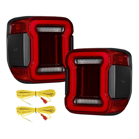 Form Lighting 20-26 Jeep Gladiator LED Tail Lights - Red (Pair)