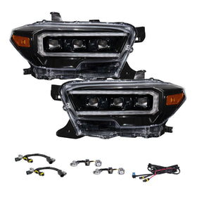 Form Lighting 2016-2023 Toyota Tacoma LED Projector Headlights with Selectable DRL (Pair) - 0