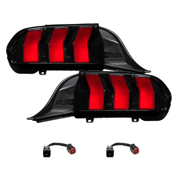 Form Lighting 2024+ Ford Mustang Sequential LED Tail Lights Red (Pair)
