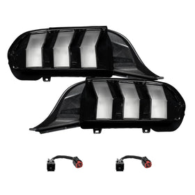 Form Lighting 2024+ Ford Mustang Sequential LED Tail Lights Clear (Pair)