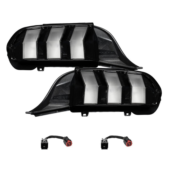 Form Lighting 2024+ Ford Mustang Sequential LED Tail Lights Clear (Pair)
