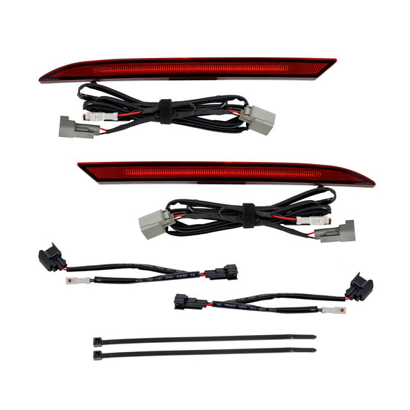 Form Lighting 2018+ Mustang LED Rear Reflector Red (Pair)