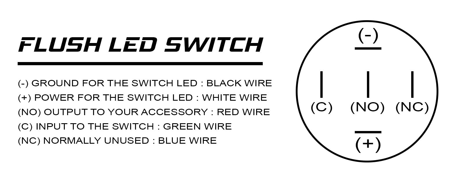 Oracle Pre-Wired Flush Switch Connector SEE WARRANTY