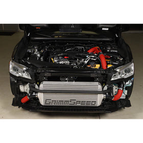 Grimmspeed Front Mount Intercooler Kit Inc. Red Piping For Subaru 15-21 WRX - 0