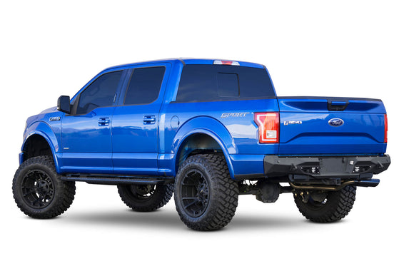 Addictive Desert Designs 15-18 Ford F-150 Stealth Fighter Rear Bumper w/ Backup Sensor Cutout
