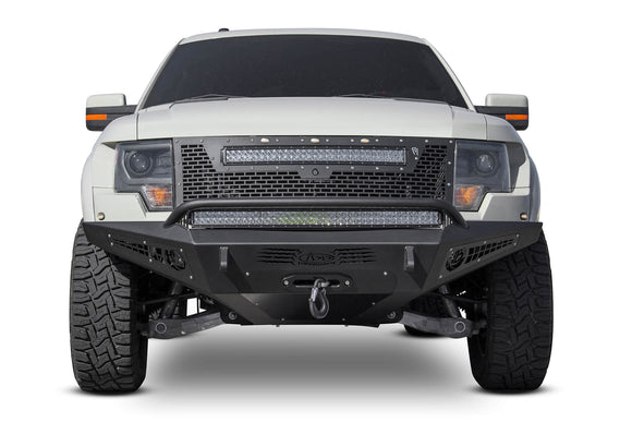 Addictive Desert Designs 10-14 Ford F-150 Raptor HoneyBadger Front Bumper w/ Winch Mount