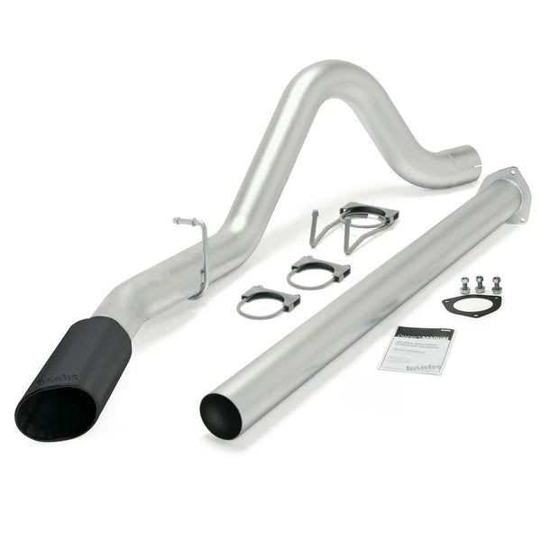 Banks Power 11-13 Ford 6.7L F250-350 Monster Exh Sys - SS Single Exh w/ Blk Tip