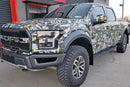 Rally Armor 17-20 Ford F-150 Raptor Gen 2 Black UR Mud Flap w/White Logo-2