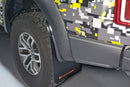 Rally Armor 17-20 Ford F-150 Raptor Gen 2 Black UR Mud Flap w/White Logo-6