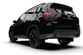 Rally Armor 19-21 Subaru Forester Black UR Mud Flap w/ Orange Logo - 0
